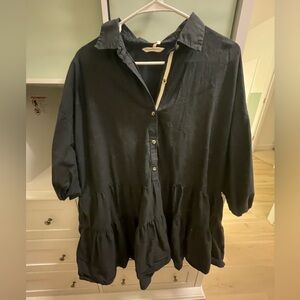 Free People Misha Mini Dress Size Small Black